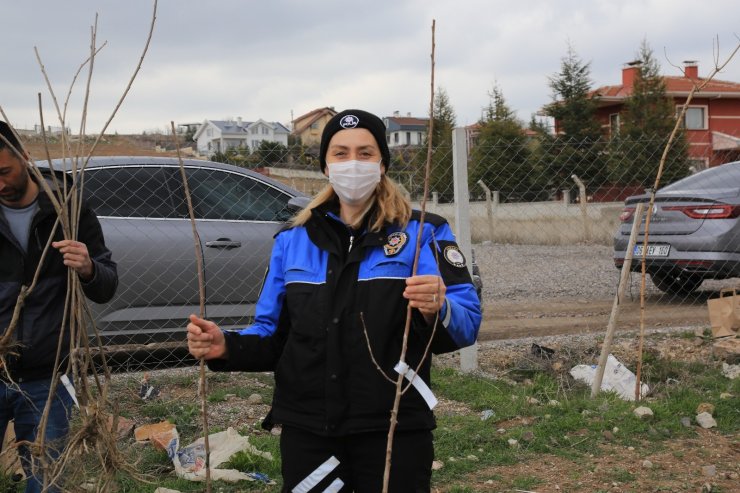 Polis Teşkilatı İçin Gölbaşı’nda ağaç dikimi gerçekleştirildi