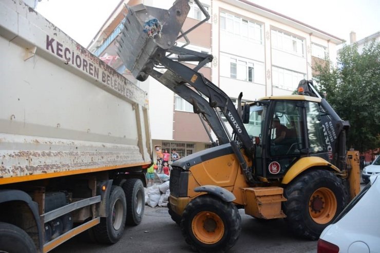 Keçiören Belediyesi’nden ücretsiz moloz alım hizmeti