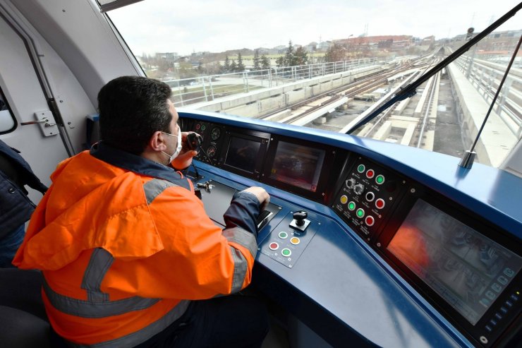 Metrolarda son sürüm sinyalizasyon sistemi devrede