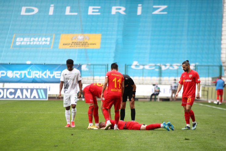 Süper Lig: Konyaspor: 0 - Kayserispor: 0 (İlk yarı)