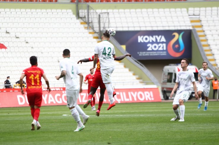 Süper Lig: Konyaspor: 0 - Kayserispor: 0 (İlk yarı)