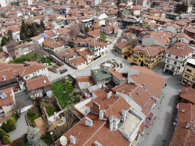 Tarihi Odunpazarı sessizliğe büründü