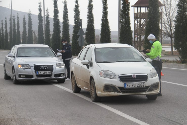 Beyşehir’de korona virüs denetimleri sürüyor