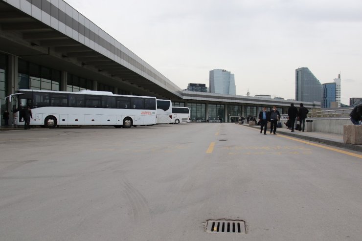 AŞTİ’de otobüs Gaziantep’e yalnızca 3 yolcu ile yola çıktı