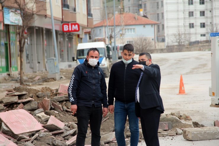 Akdağmadeni İstiklal Caddesinde Büyük Dönüşüm Başlıyor