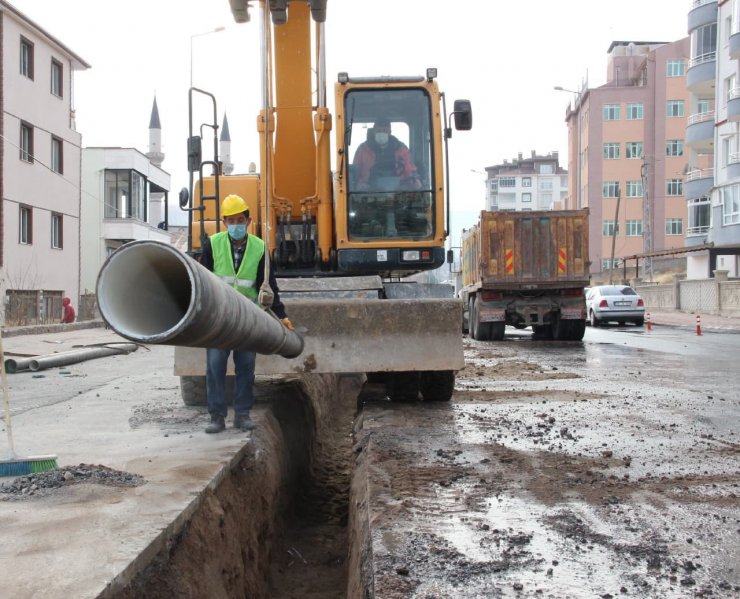 KASKİ’den İncesu’ya 6 bin 303 metrelik altyapı yatırımı