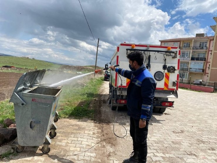 İnönü’de hijyen ve dezenfekte çalışmaları aralıksız devam ediyor