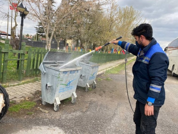 İnönü’de hijyen ve dezenfekte çalışmaları aralıksız devam ediyor