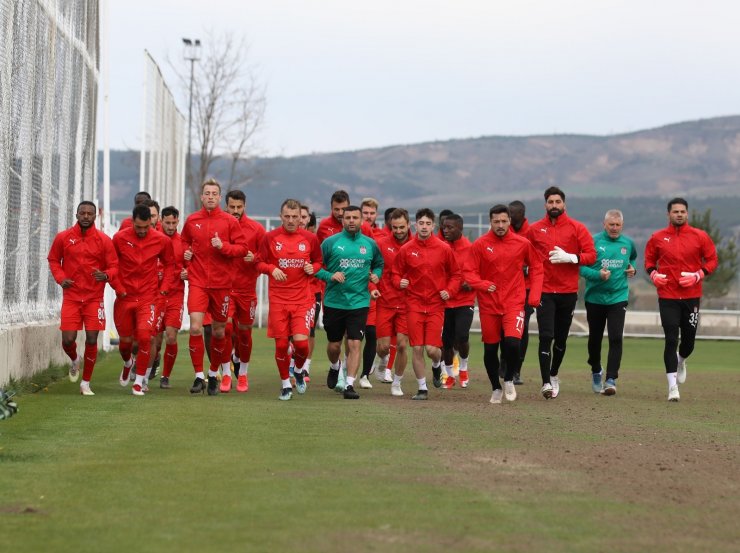 Sivasspor, Denizlispor maçı hazırlıklarını sürdürüyor