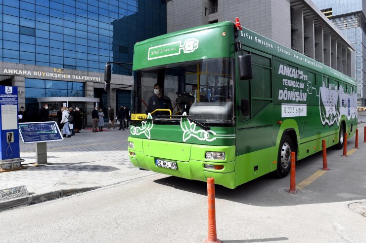 Ankara’da 23 EGO otobüsünün elektrikli otobüse dönüştürülmesi için hazırlıklar başladı