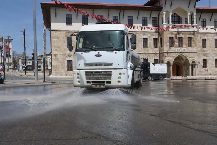 Sivas sokaklarında bahar temizliği