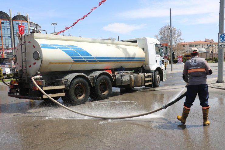 Sivas sokaklarında bahar temizliği