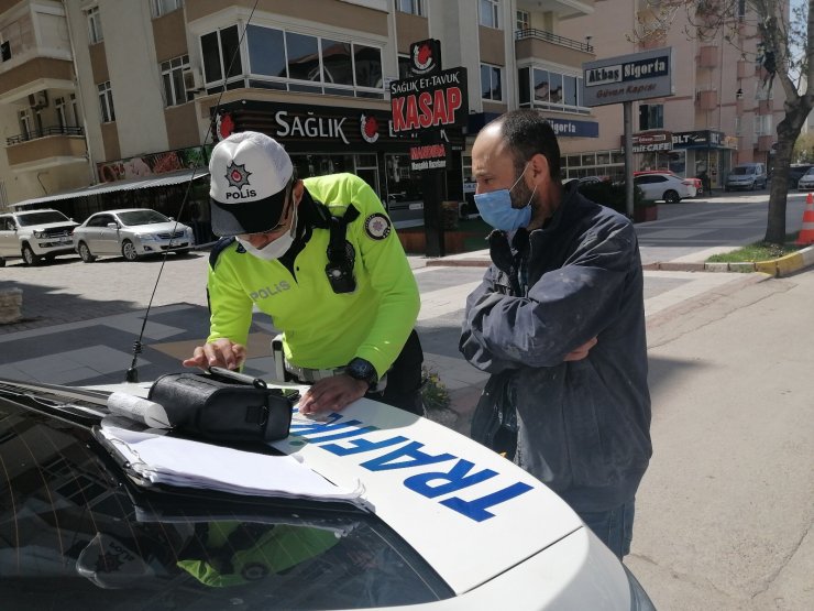 Aksaray’da hafta sonu kısıtlamasında drone ile genel denetim