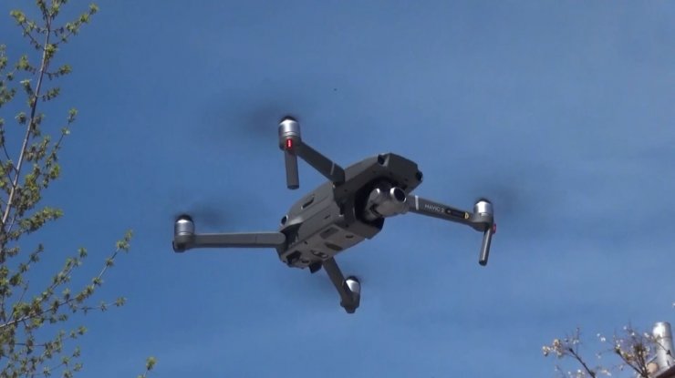 Aksaray’da hafta sonu kısıtlamasında drone ile genel denetim