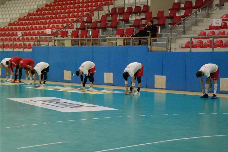 A Milli Erkek Hentbol Takımı, Slovenya maçına hazır