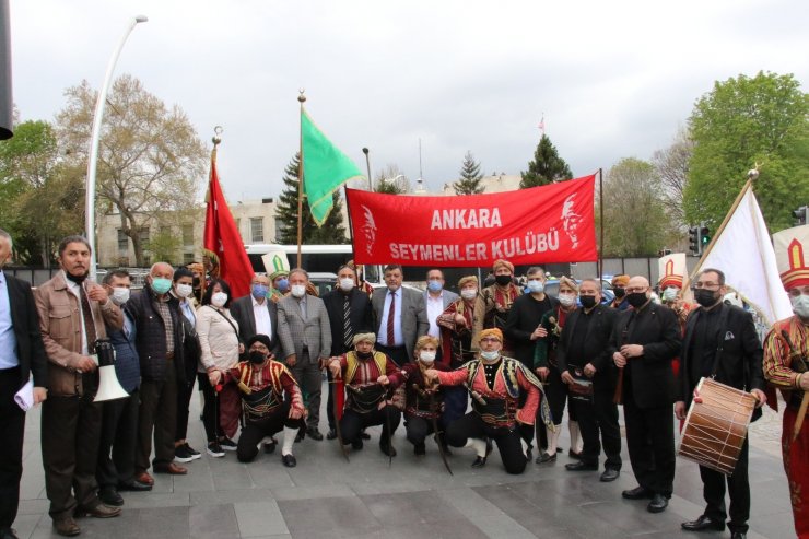 Ankara Seymenler Kulübü’nden ABD Başkanı Biden’a protesto