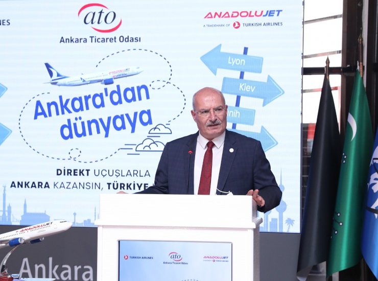 ATO’nun ısrarları neticesinde Ankara’dan yurtdışına 22 dış hat seferi gerçekleşecek