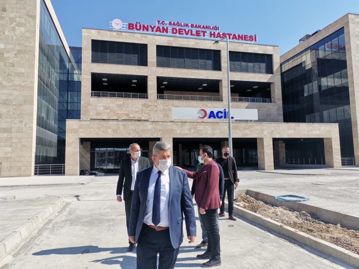 Kayseri ilçelerine hizmet edecek Bünyan Devlet Hastanesi’nde sona gelindi