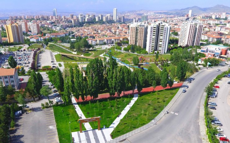 Çankaya Belediyesinden 7 yılda 700 bin metrekare park ve yeşil alan