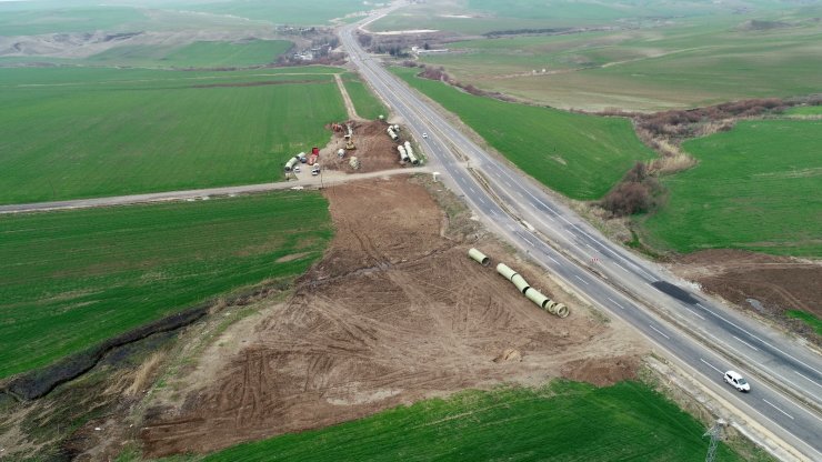 Diyarbakır’da sulama inşaatları devam ediyor