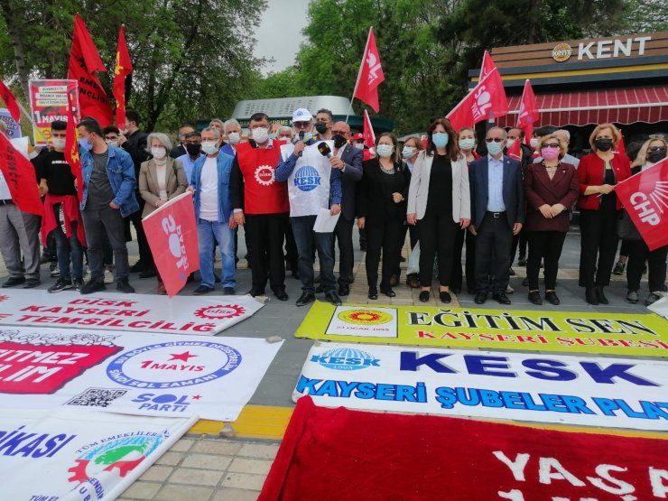 Kayseri’de 1 Mayıs coşkusu