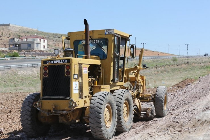 Kocasinan’da hizmetlerle cazibe merkezi haline gelen Barsama ’da yol çalışması