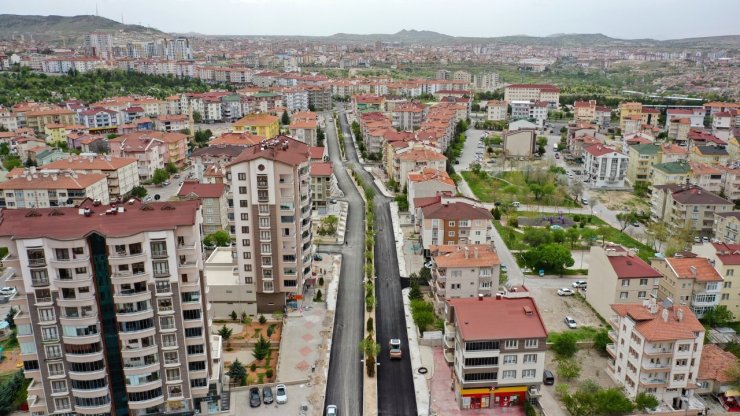 Göktürk Caddesindeki sıcak asfalt çalışması tamamlandı