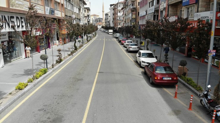 Nevşehir’de kısıtlamada trafik yoğunluğu yaşanıyor