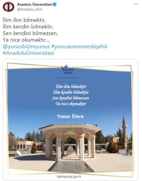 Yunus Emre ve Türkçe Yılı’na özel web sitesi kuruldu