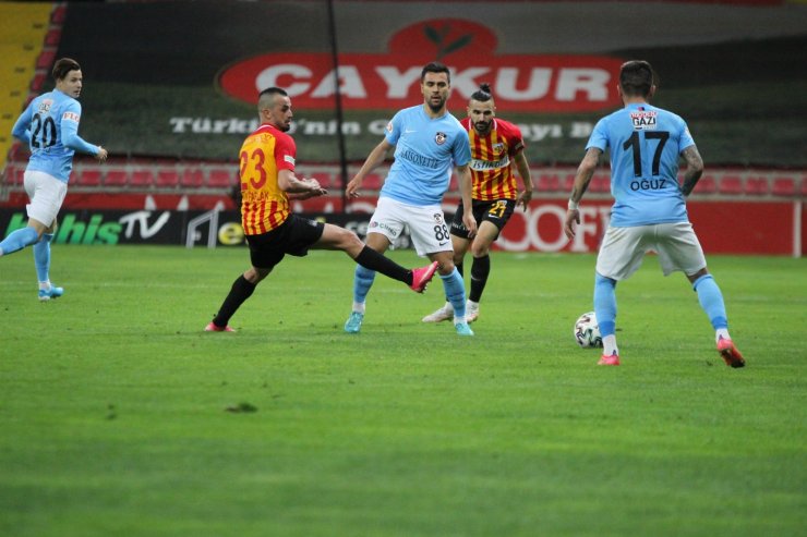 Süper Lig: Kayserispor: 0 - Gaziantep FK: 0 (Maç sonucu)