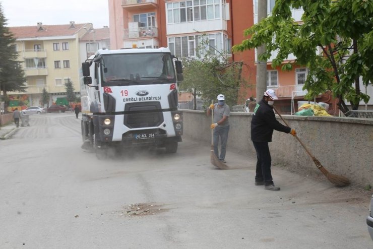 Ereğli Belediyesinden bayram temizliği