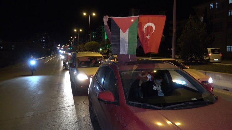 Kırıkkale’de İsrail protesto edildi