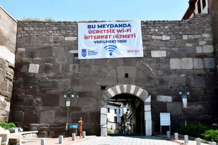 Ankara’da 27 meydan ücretsiz Wİ-Fİ’ye kavuştu