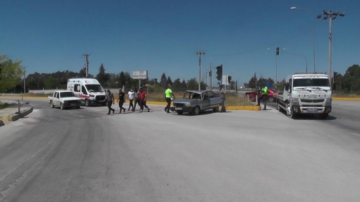 Konya’da otomobiller çarpıştı: 1 yaralı