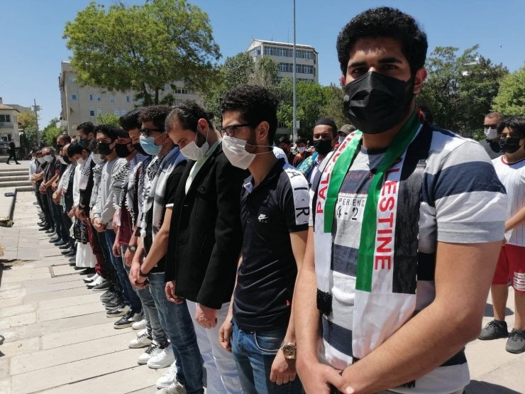 Aksaray’da Kudüs için gıyabi cenaze namazı kılındı