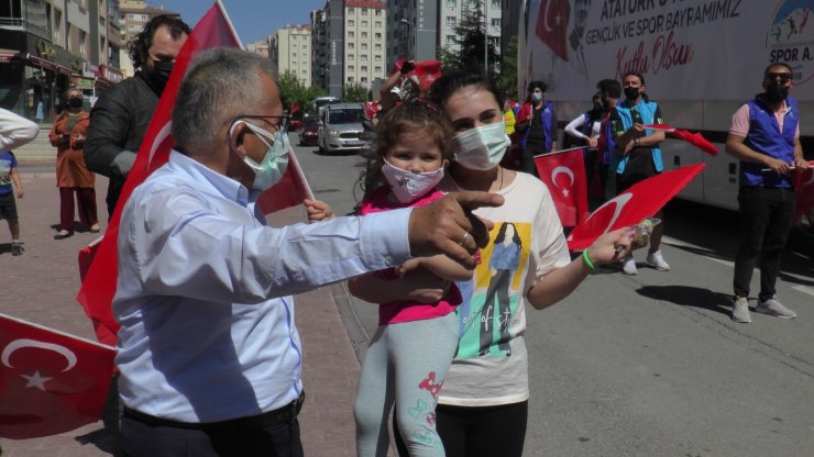 Kayseri’de 19 Mayıs coşkusu devam ediyor