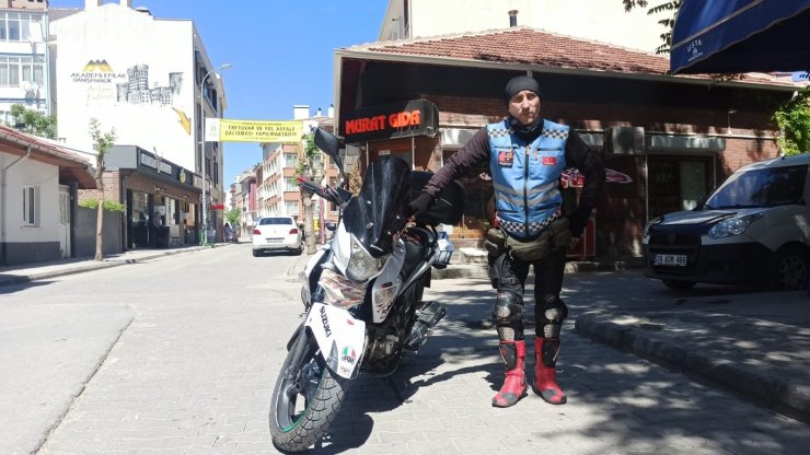 Motosikletli Kuryeler Derneği’nden Tepebaşı Belediyesi’ne teşekkür