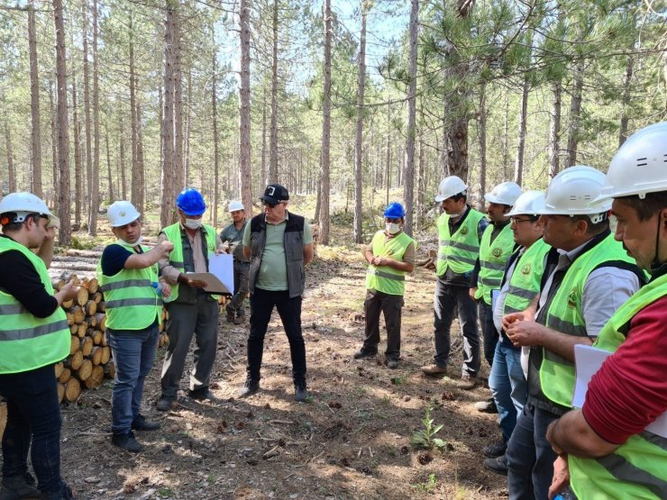 Beyşehir’de orman muhafaza memurları ile teknik elemanlara işletme pazarlama eğitimi