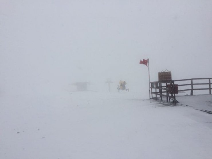 Erciyes Dağı’nda Haziran ayında yoğun tipi etkili oldu