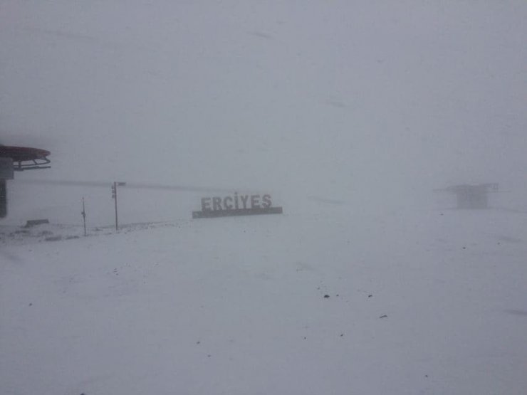 Erciyes Dağı’nda Haziran ayında yoğun tipi etkili oldu