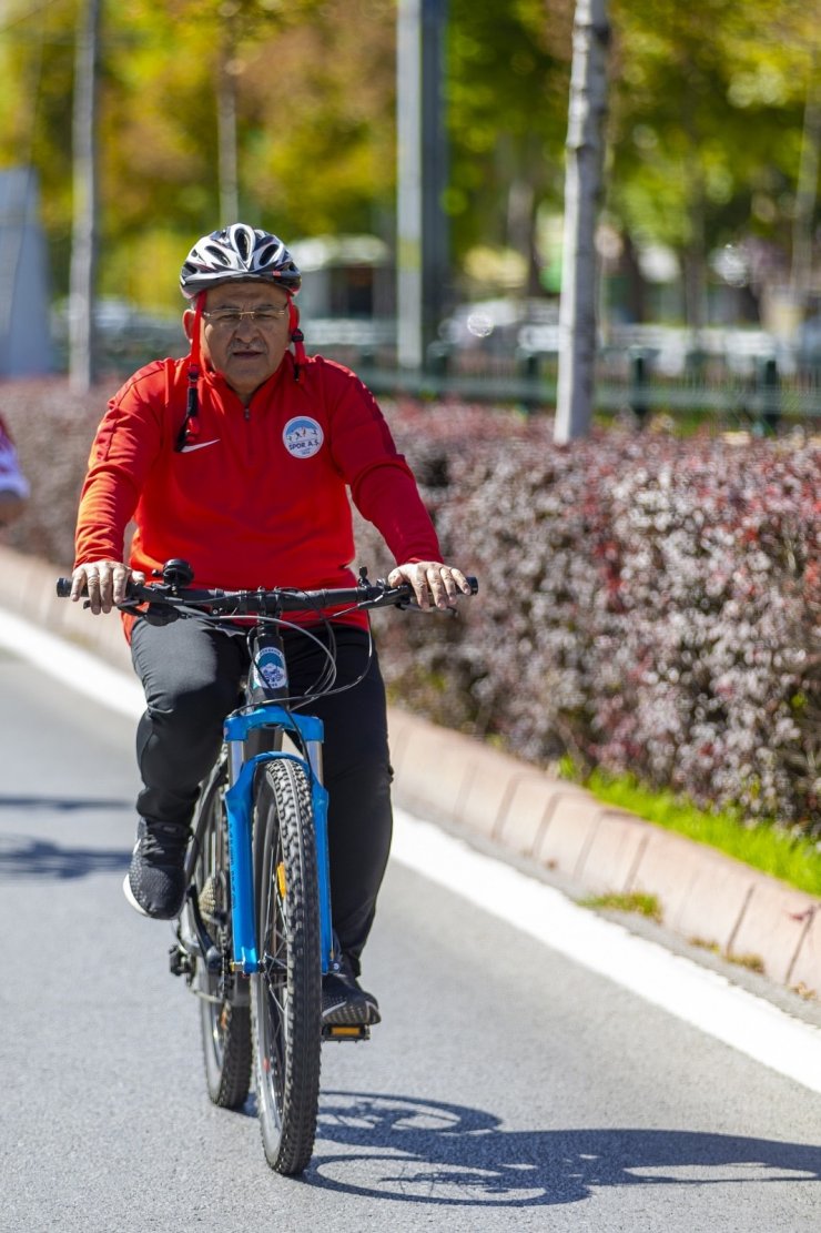 Kayserililerin bisiklet kullanma alışkanlığı 15 km’lik yol ile gelişecek