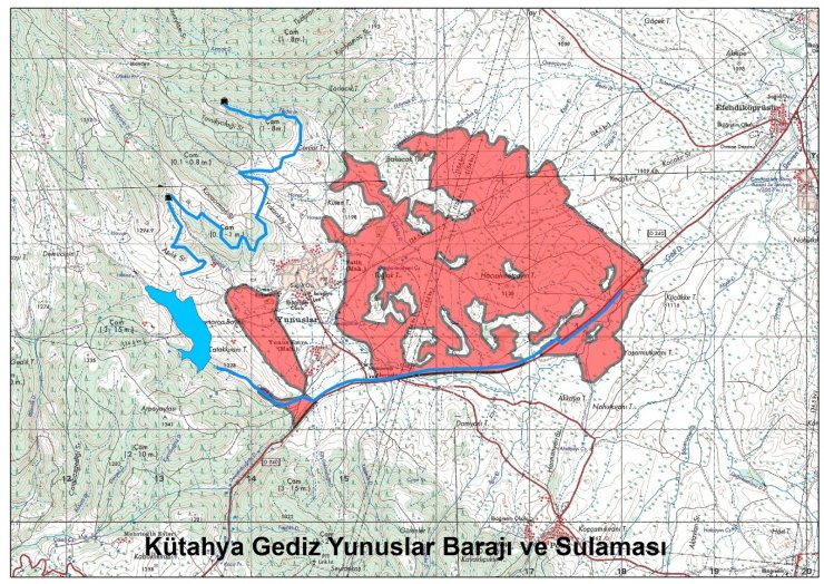 Gediz Yunuslar Barajı sulaması ve Domaniç Çamlıca Barajı sulamasının sözleşmeleri imzalandı