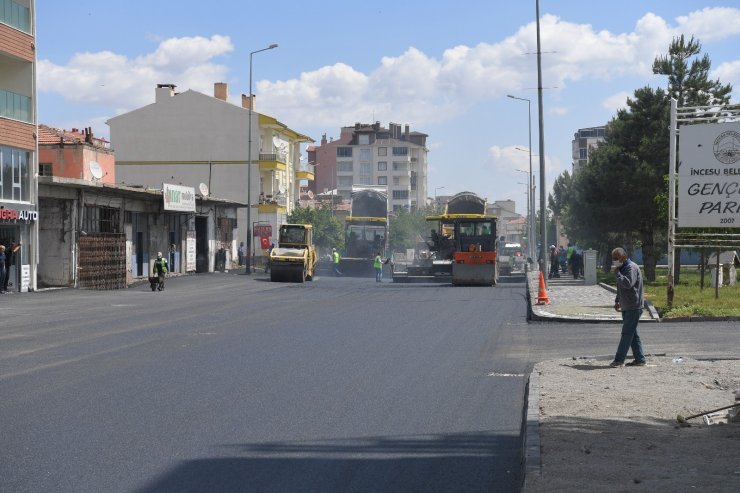 Büyükkılıç’tan İncesu’ya 10 bin tonluk asfalt yatırımı