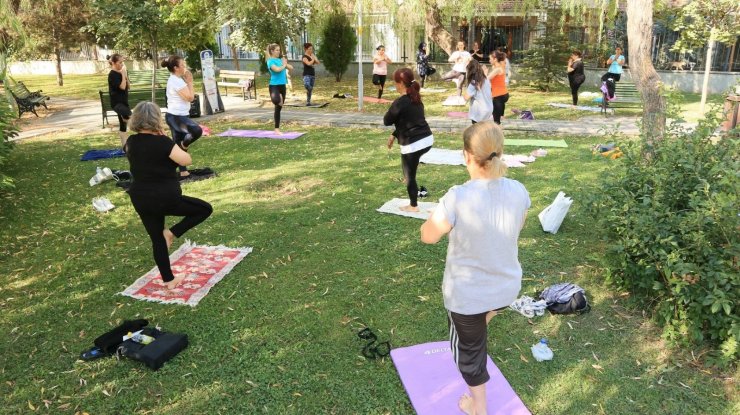 Odunpazarı’nda parklarda sabah sporu başlıyor