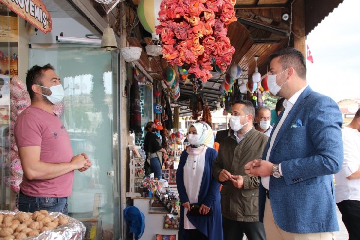 Ürgüp Belediye Başkanı Aktürk, esnaf ziyaretlerinde bulundu