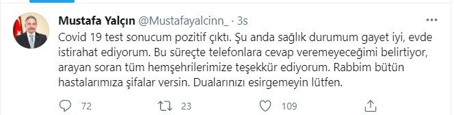 "Mustafa Başkan, korona illeti sizi mi buldu?"