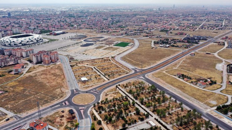 Konya’da 14,5 kilometrelik Sultan Abdülhamid Han Caddesi’nin ilk etabı tamamlandı