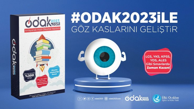 Ülkü Ocakları Eğitim ve Kültür Vakfı “ODAK2023 Anlayarak Hızlı Okuma Yazılımı” geliştirdi