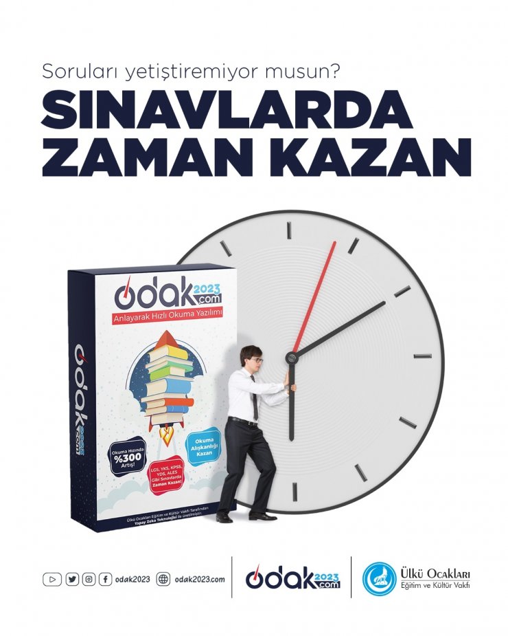 Ülkü Ocakları Eğitim ve Kültür Vakfı “ODAK2023 Anlayarak Hızlı Okuma Yazılımı” geliştirdi