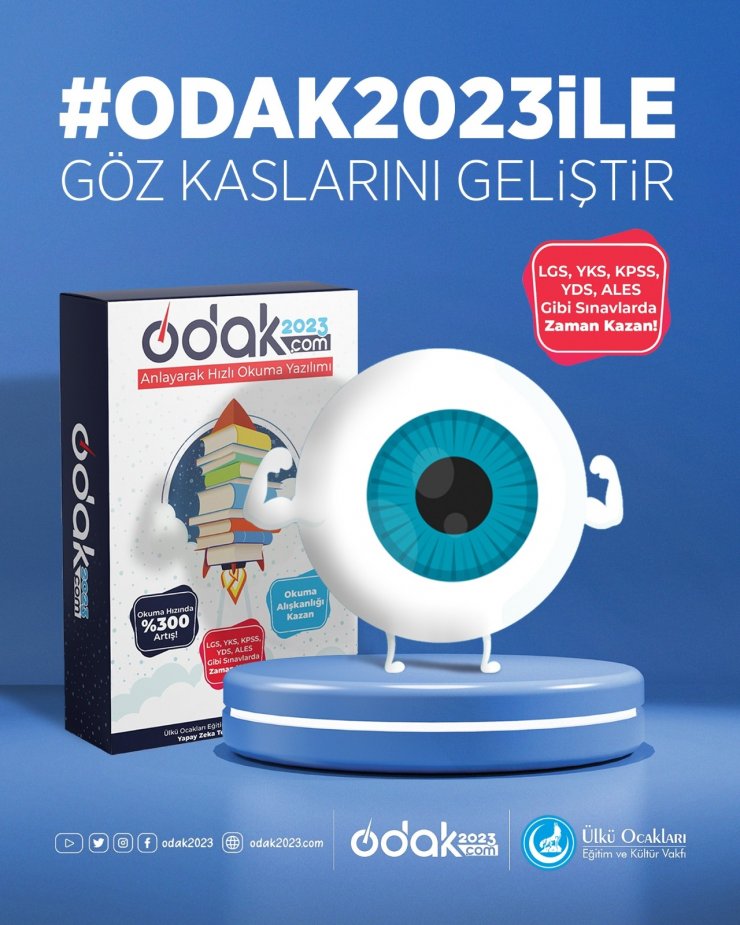 Ülkü Ocakları Eğitim ve Kültür Vakfı “ODAK2023 Anlayarak Hızlı Okuma Yazılımı” geliştirdi